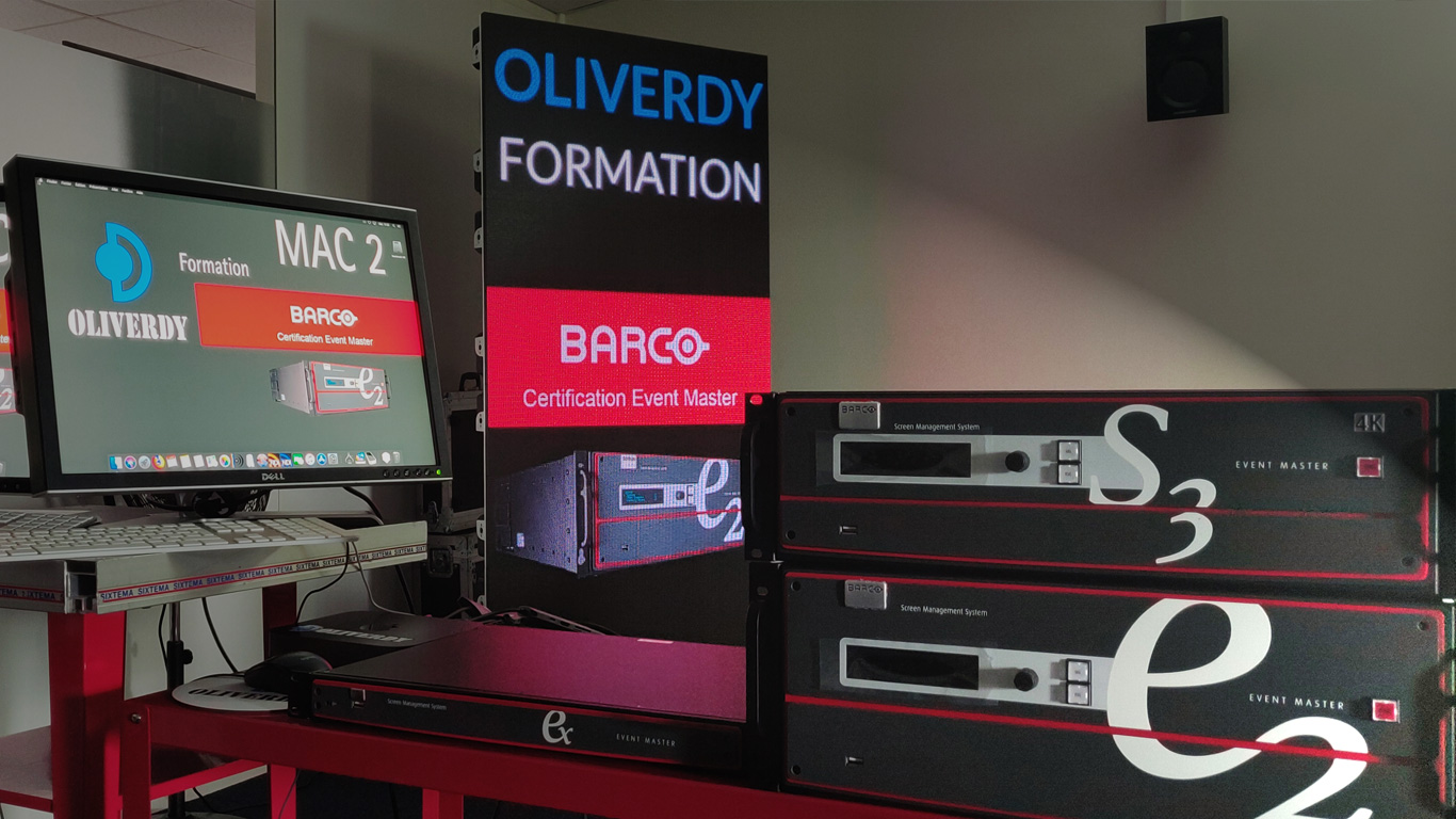 Apprendre Barco Event Master chez Oliverdy