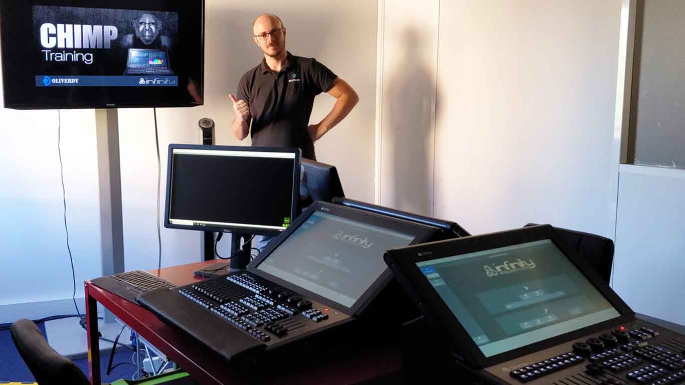 Découvrez la console lumière Chimp Infinity