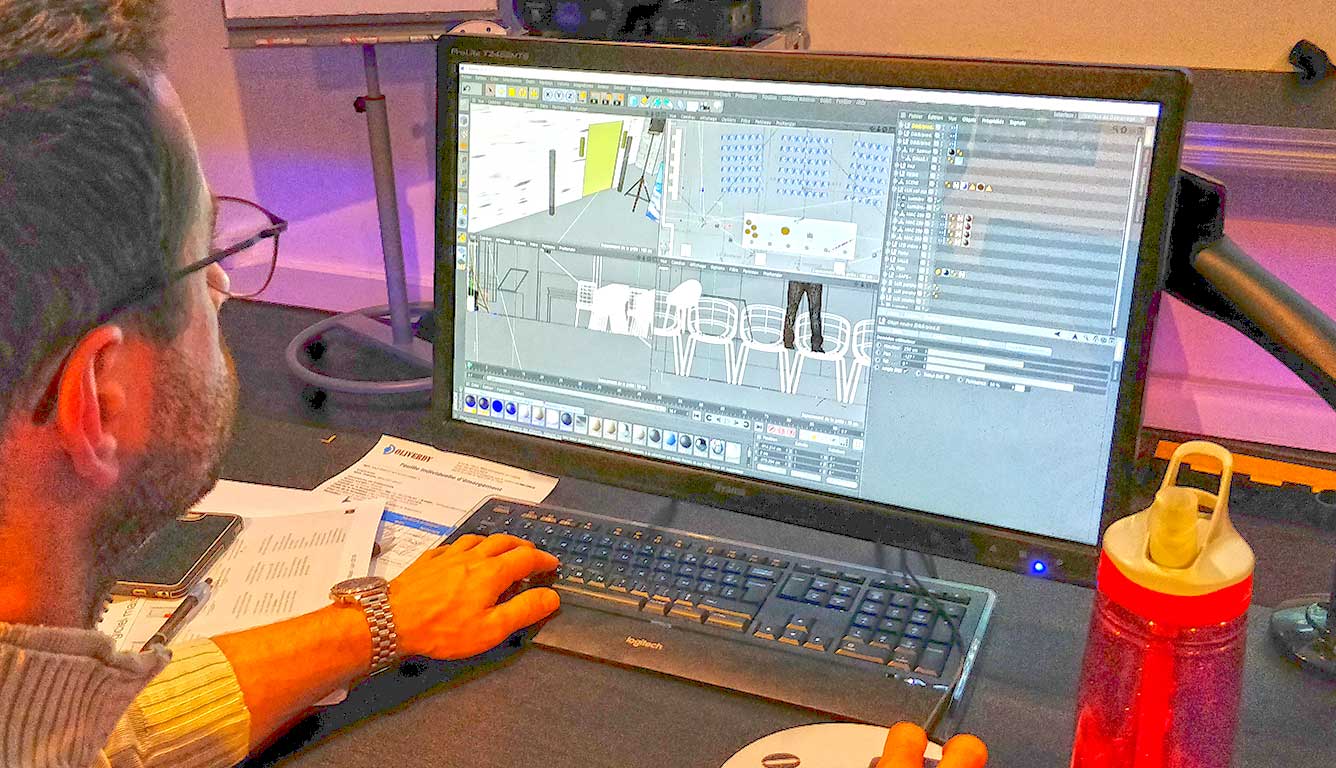 événementiel formation Cinema 4D