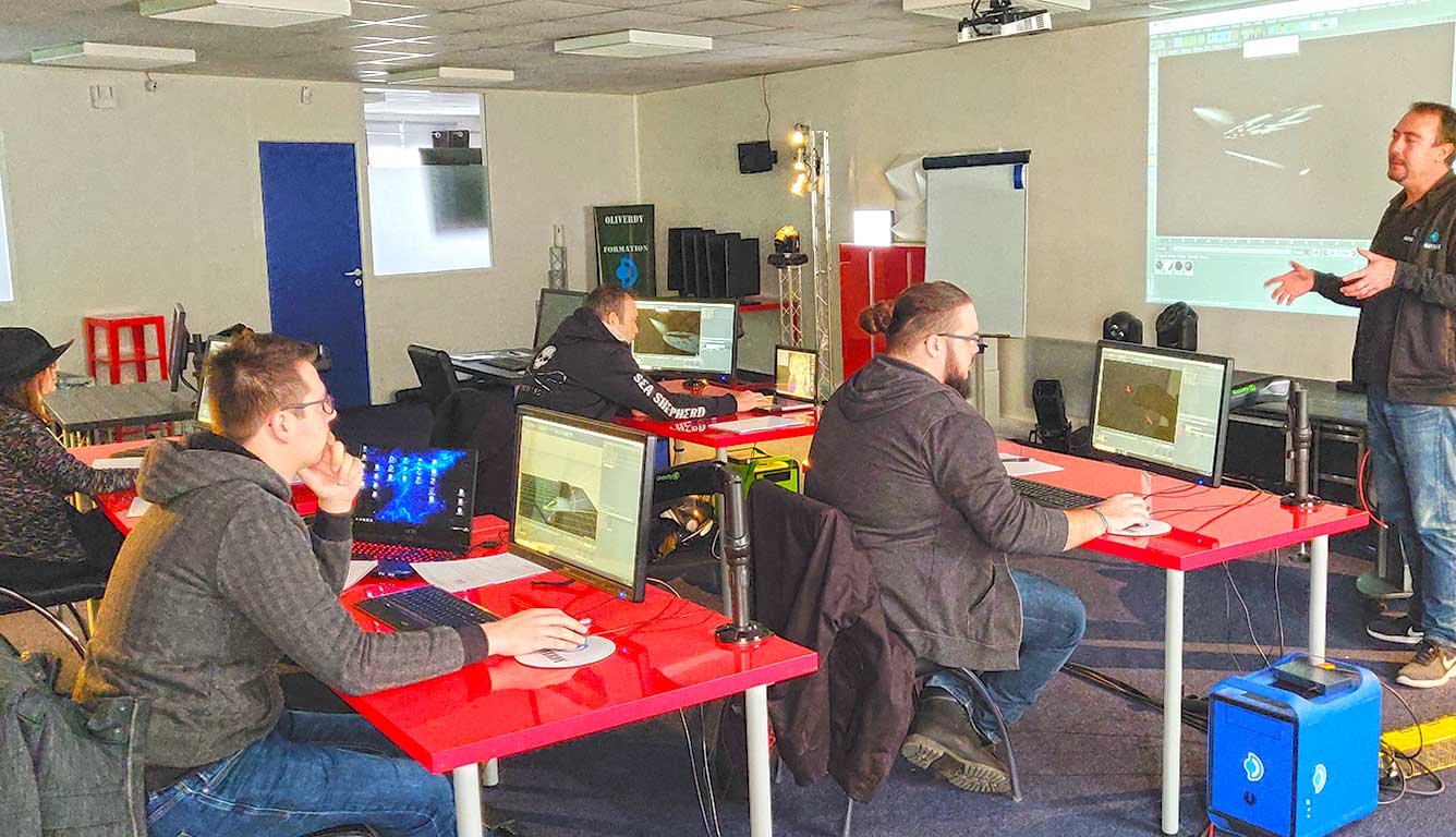 événementiel formation Cinema 4D