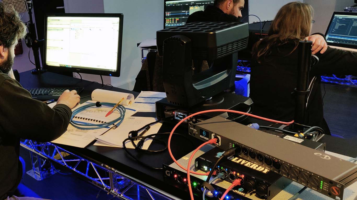 Formation réseaux lumière de spectacle