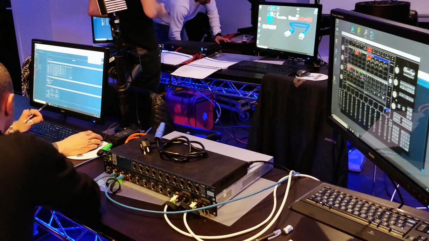 Formation réseaux lumière de spectacle