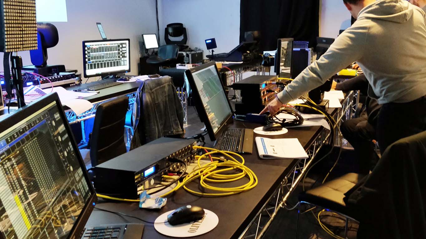 Formation réseaux lumière de spectacle