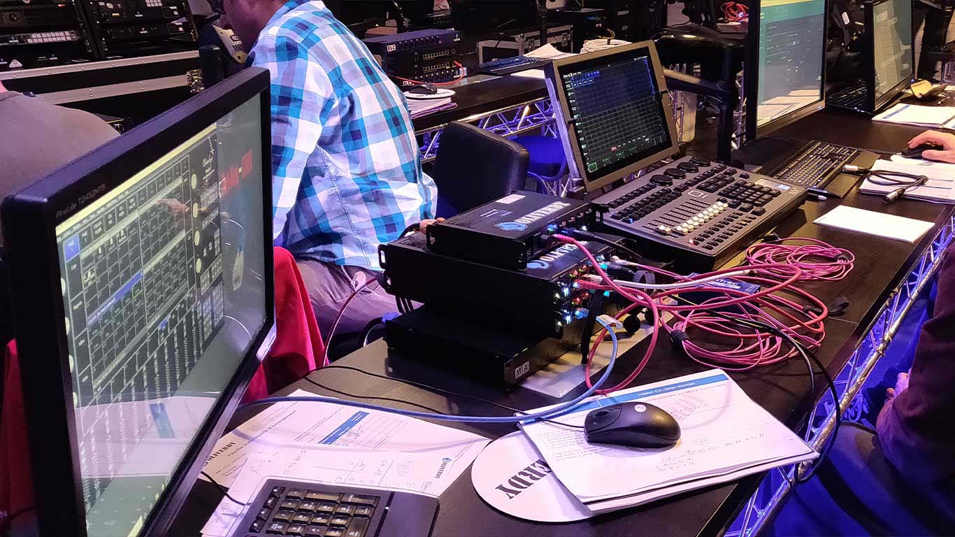 Formation réseaux lumière de spectacle