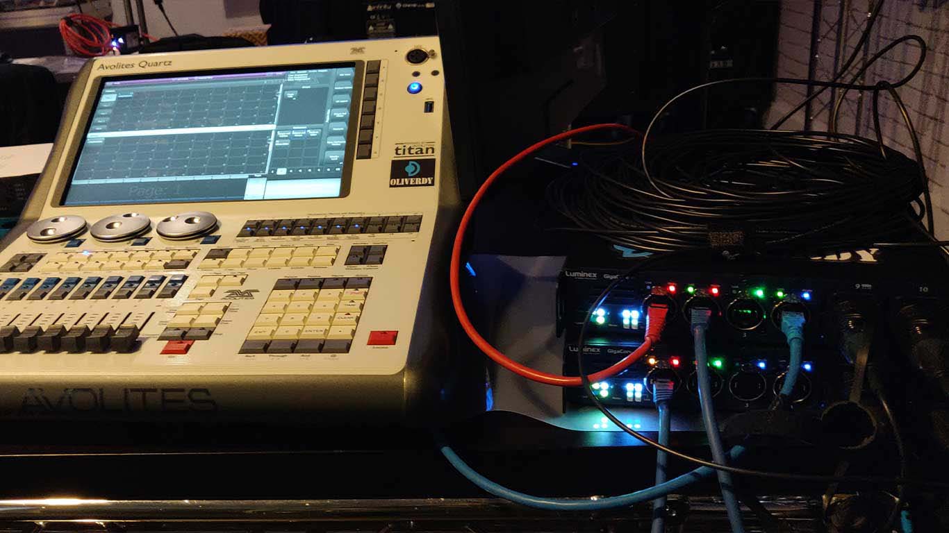 Formation réseaux lumière de spectacle