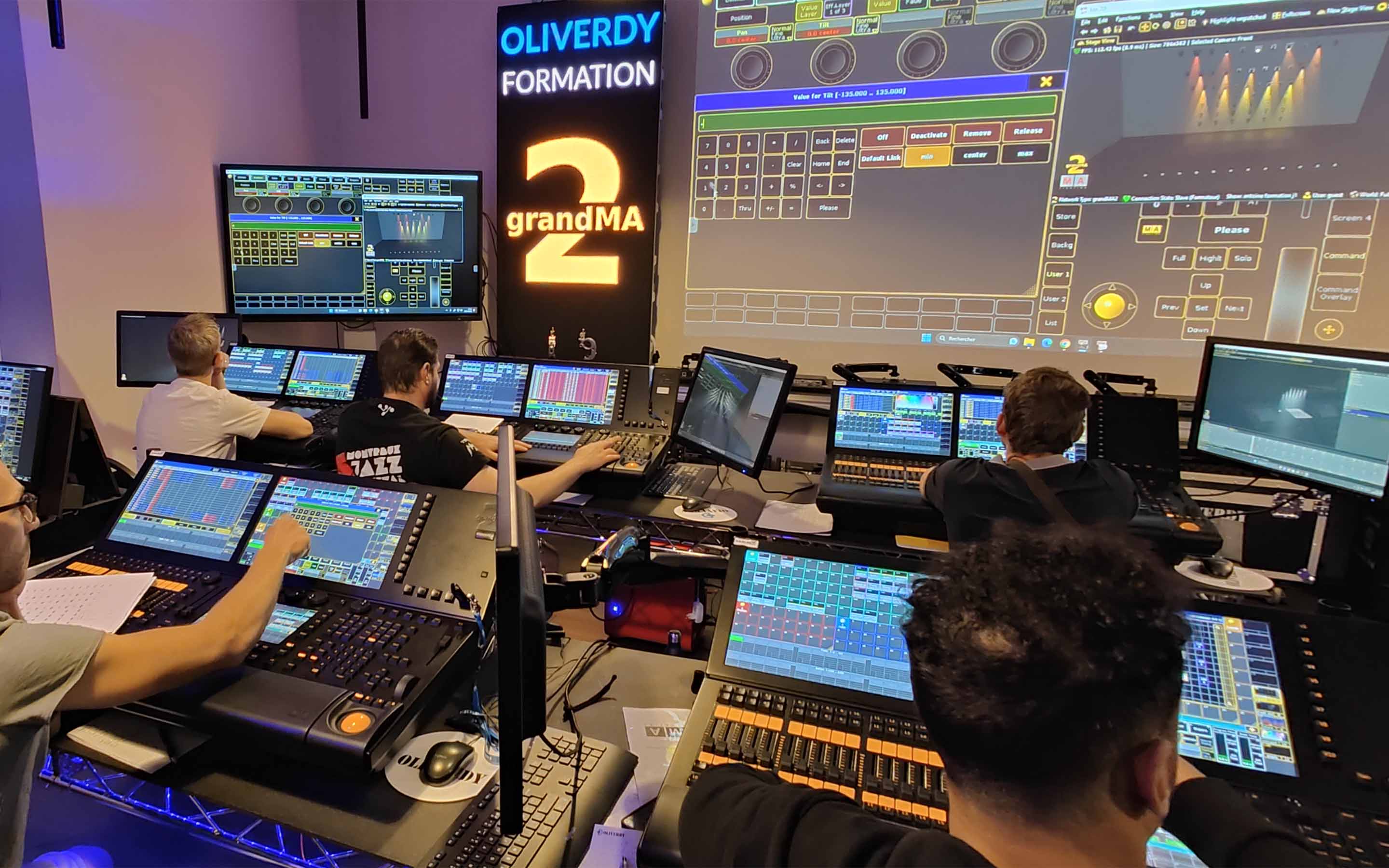 Formation grandMA2 niveau 1 University France