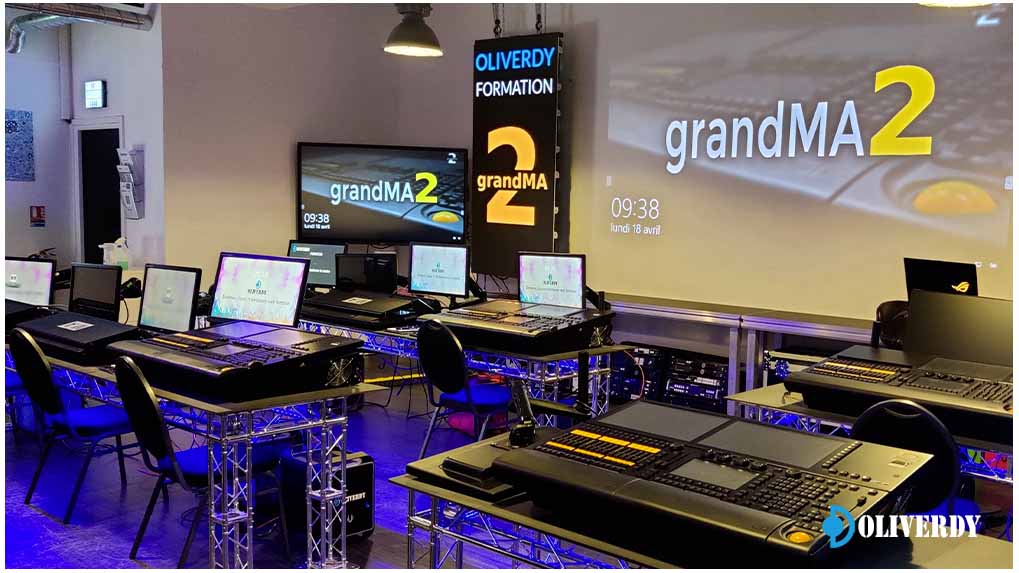 Formation sur console lumière GrandMA2