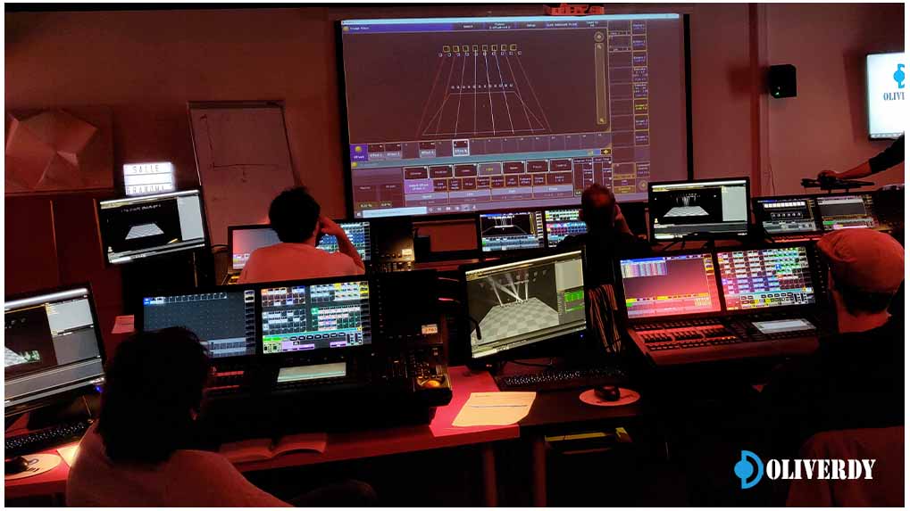 Programmation en éclairage avec grandMA2