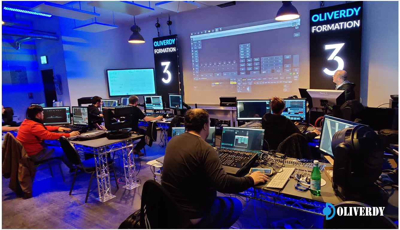 Formation sur console lumière GrandMA3