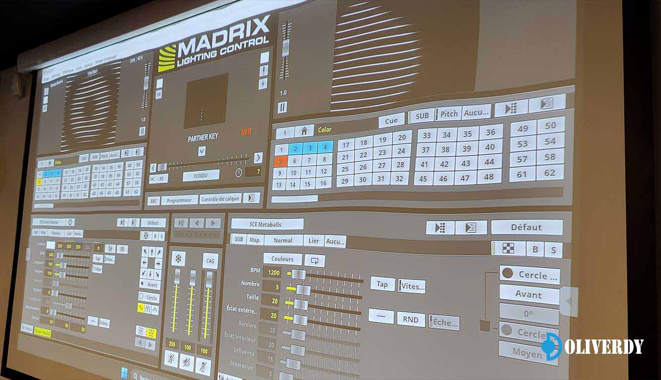 Madrix formation pixel mapping