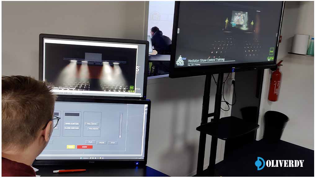 "Schéma de l'automatisation des événements en direct avec Medialon