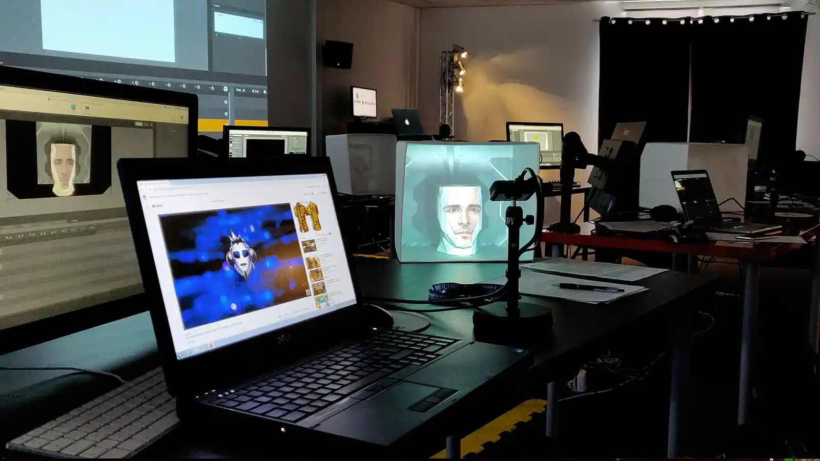 Centre de formation Oliverdy – session Millumin vidéomapping en présentiel
