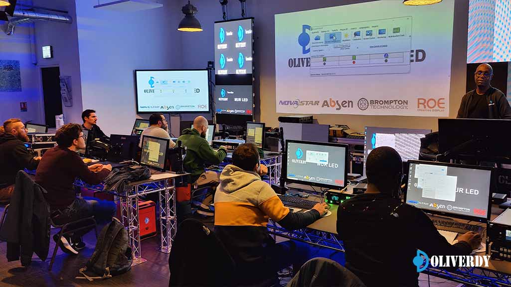 Mur d'images vidéo Led