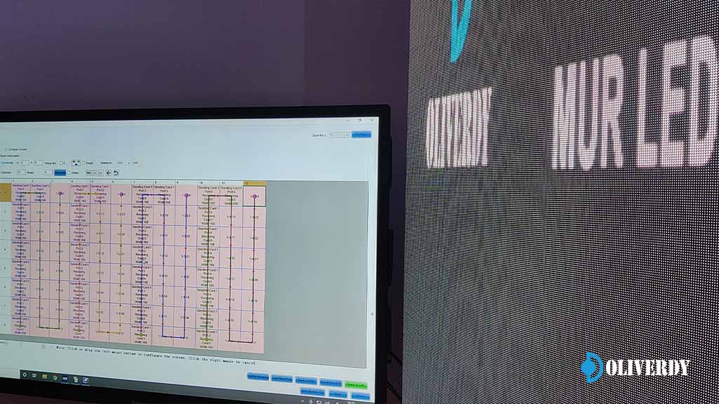 Schéma de câblages Vidéos Mur Led Wall Oliverdy