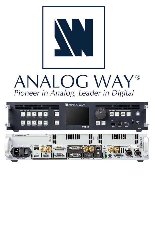 Formation Analog Way Contrôleur LED mur d'images