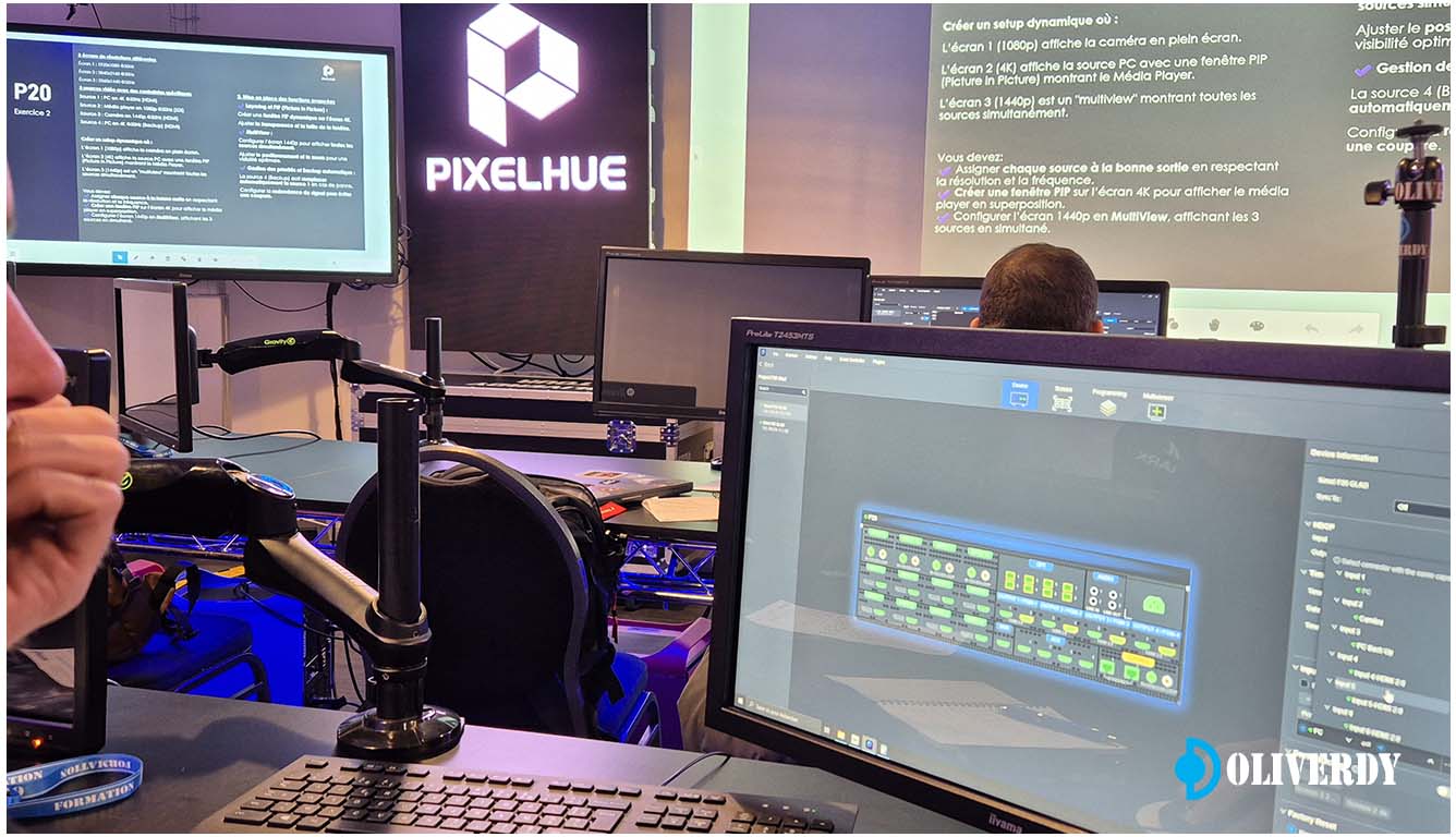 Groupe de participants en formation PixelHue - Certification en cours