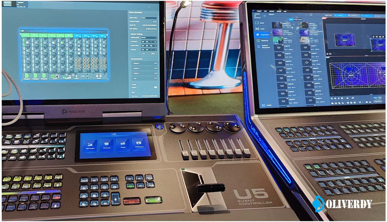 Utilisation du contrôleur U5 Pro en événement live - Régie vidéo en action