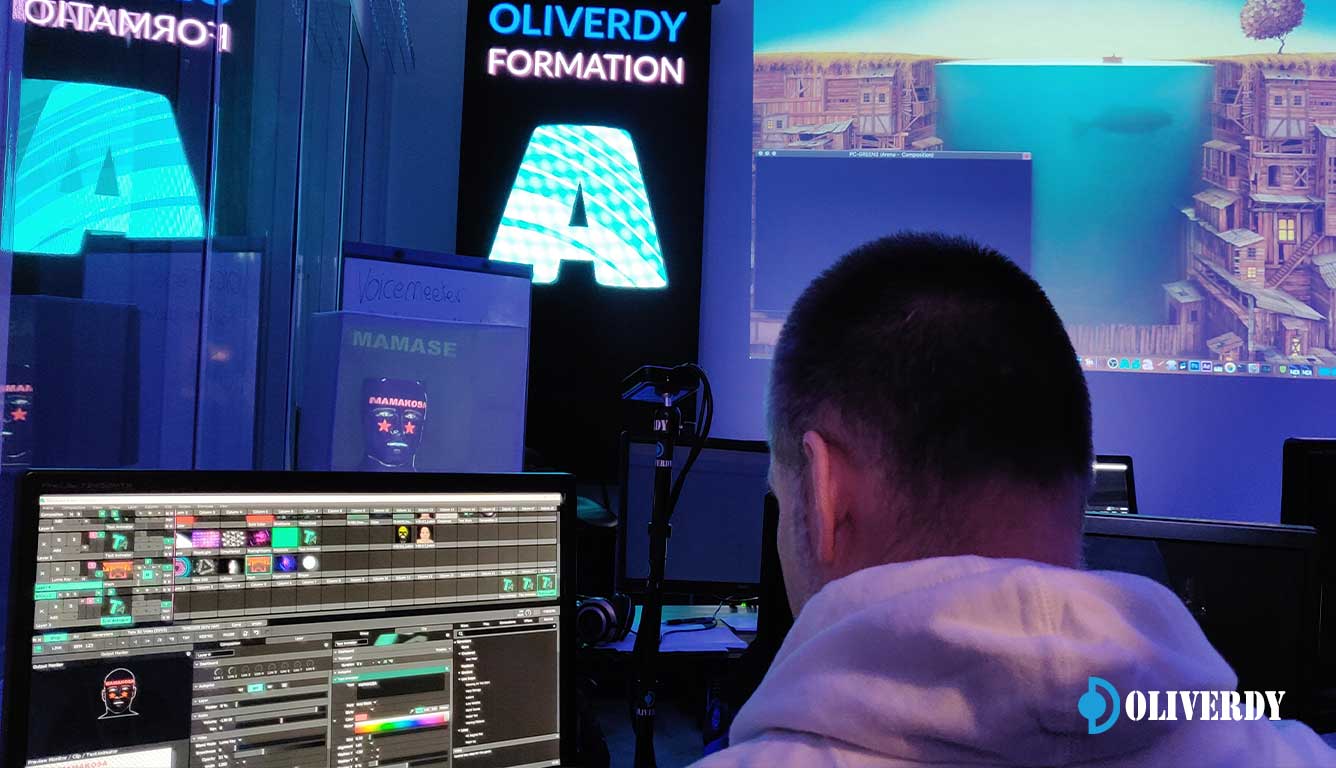 Projection vidéo sur une tête 3D avec Resolume