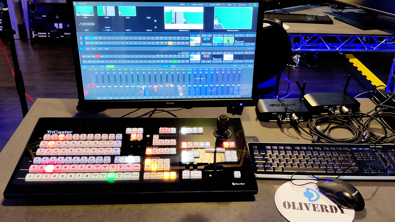 TriCaster TC1SP Control Panel