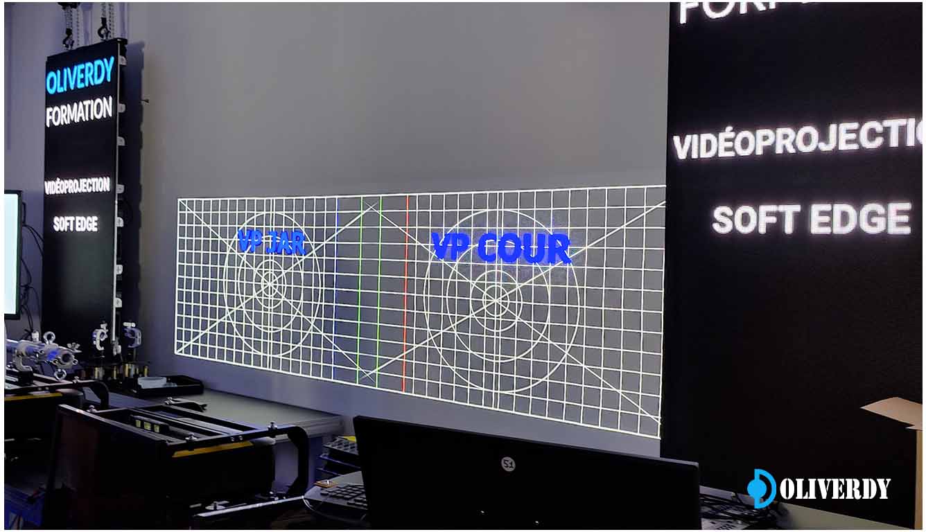 Mire pour la calibration du Soft Edge