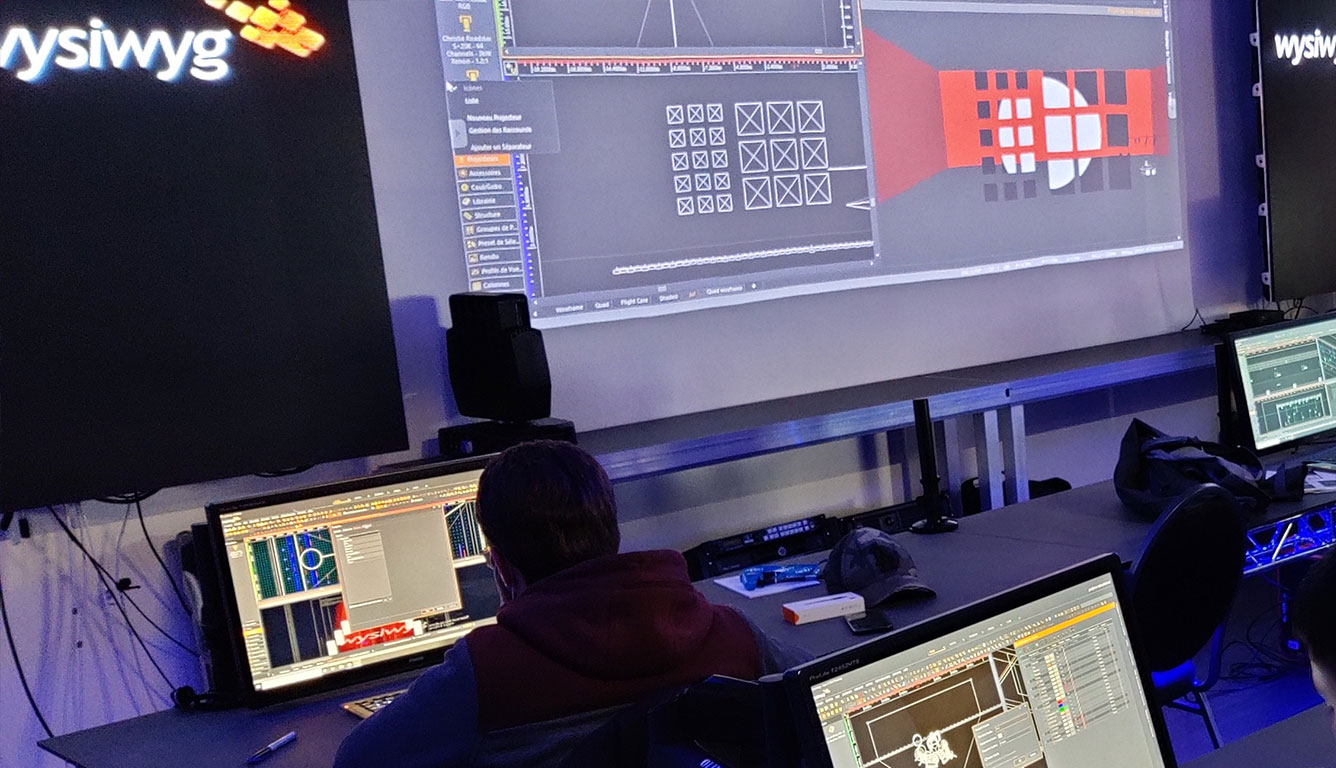 Formation WYSIWYG Lumière Spectacle