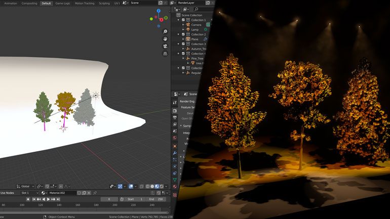 Capture visualisation - exemple de simulation d'éclairage